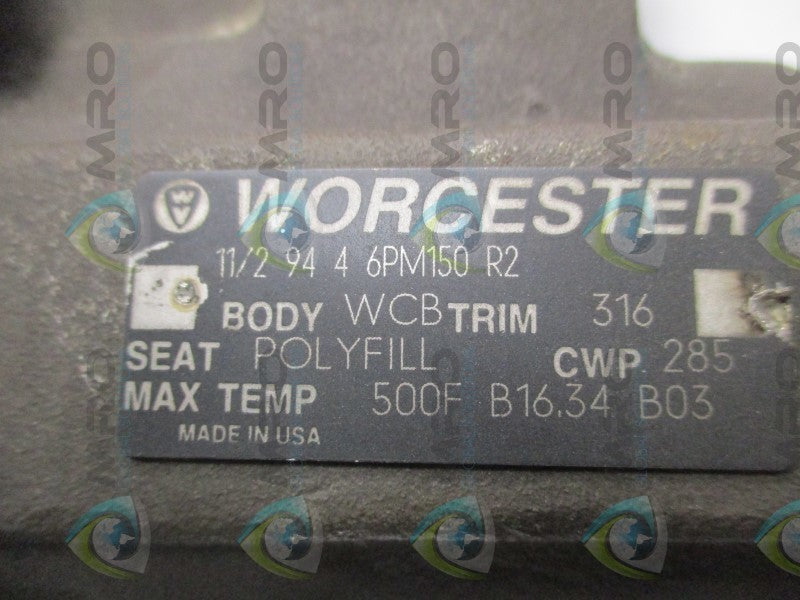 WORCESTER WCB FLANGED BALL VALVE  NSNP