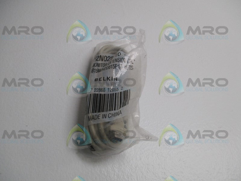 BELKIN F2N025-10-T VGA MONITOR EXTENSION CABLE * NEW IN FACTORY BAG *