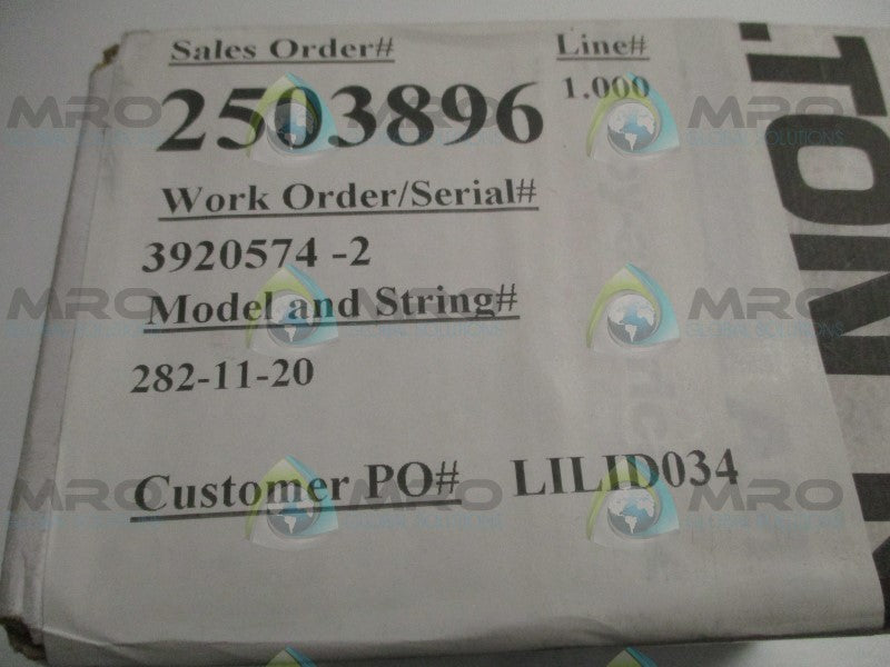 MILTON ROY 282-11-20 PNEUMATIC LEVEL SWITCH CONTROL * FACTORY SEALED *