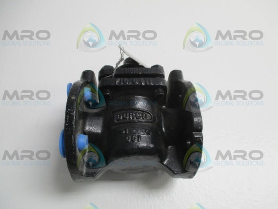 DURCO G411 FLANGED PLUG VALVE * NEW NO BOX *
