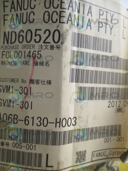 FANUC A06B-6130-H003 SERVO AMPLIFIER  NSMP