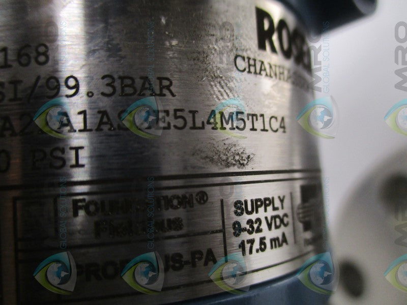 ROSEMOUNT 3051CD5A22A1AS2E5L4M5T1C4 XXXXX-0761-2052 TRANSMITTER  NSNP