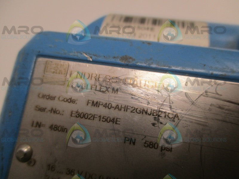 ENDRESS+HAUSER LEVELFLEX M FMP40-AHF2GNJB21CA LEVEL TRANSMITTER  NSNP