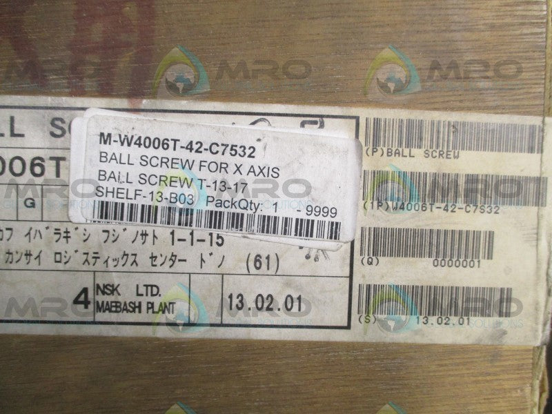 NSK W4006T-42-C7S32 BALL SCREW  NSMP