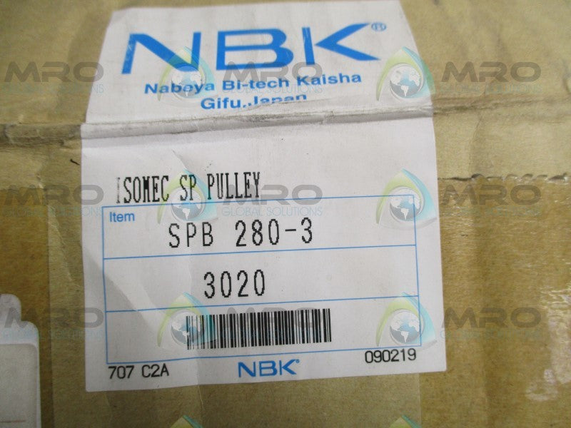 NBK SPB280-3 ISOMEC SP PULLEY  NSMP