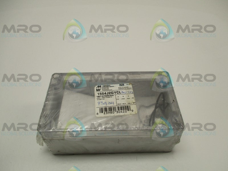 HAMMOND 1554J2GYCL ENCLOSURE * NEW IN ORIGINAL PACKAGE *