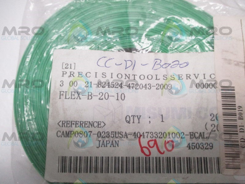 MISUMI FLEX-B-20-10 WIRE CABLE * NEW IN FACTORY BAG *