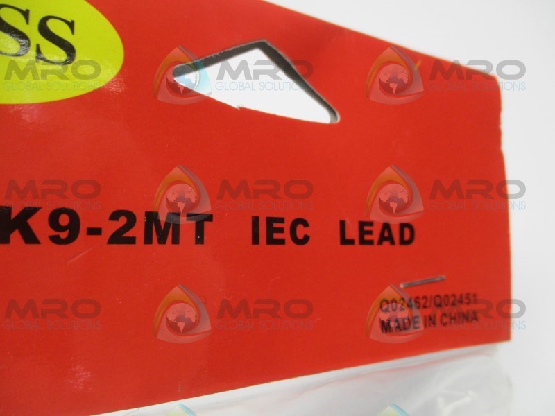 DOSS K9-2MT IEC LEAD PLUG CABLE  NSMP