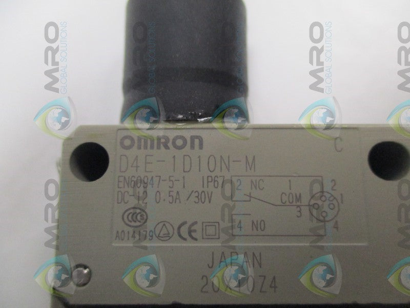 OMRON D4E-1D10N-M LIMIT SWITCH (MISSING ACCESSORIES) *NEW NO BOX *