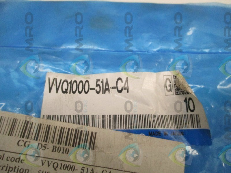 SMC VVQ1000-51A-C4 FITTING (PKG. OF 10) * NEW IN FACTORY BAG *