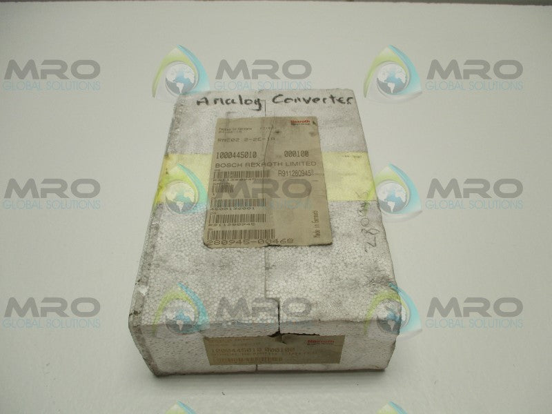 REXROTH RMC02.2-2E-1A ANALOG INPUT MODULE * FACTORY SEALED *