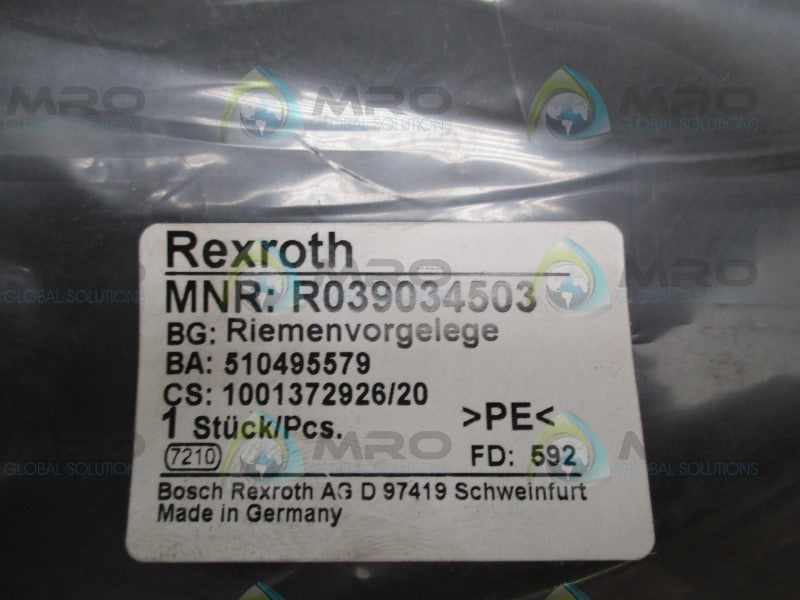 REXROTH R039034503 RIEMENVORGELEGE ASSEMBLY * NEW IN FACTORY BAG *
