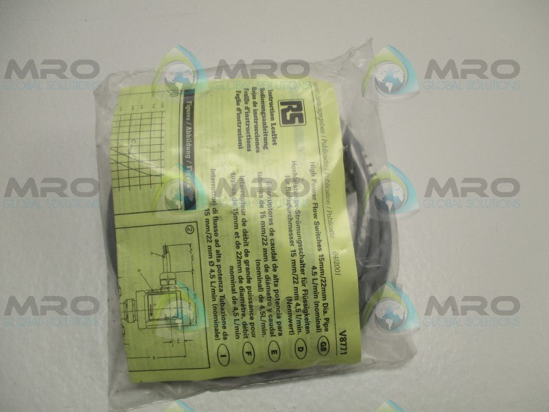 NOVOTECH CONTROLS 6151100003 256-562 VALVE 3-6L/MiN * NEW IN FACTORY BAG *