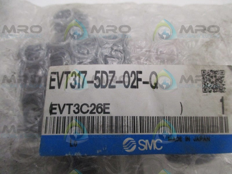 SMC EVT317-5DZ-02F-Q SOLENOID VALVE * NEW IN FACTORY BAG *