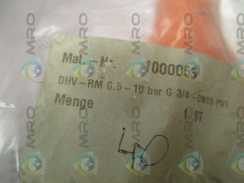 PROMINENT DHVRM0,5-10bDN10PV1 PRESSURE/OVERFLOW VALVE * NEW IN FACTORY BAG *