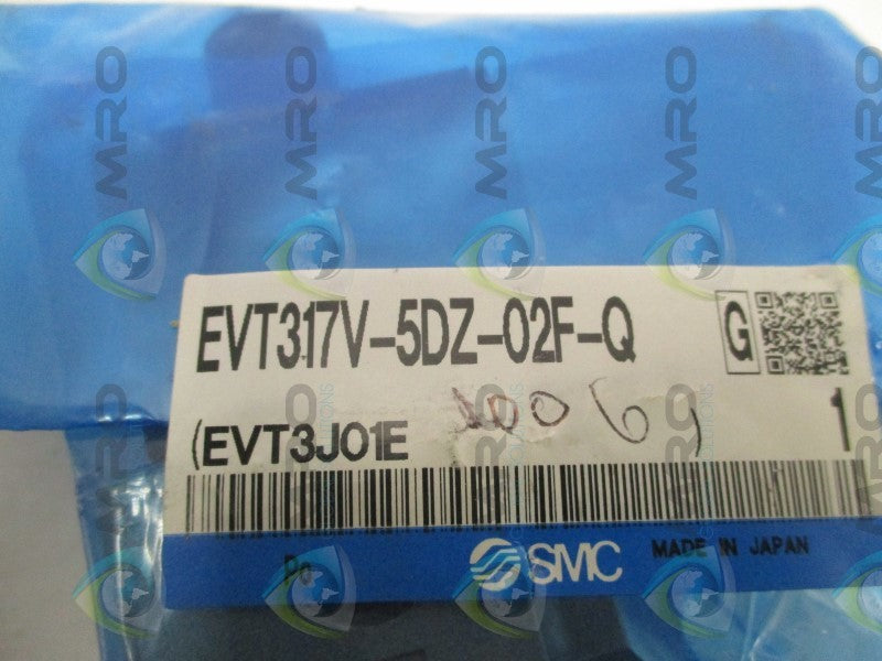 SMC EVT317V-5DZ-02F-Q SOLENOID VALVE * NEW IN FACTORY BAG *