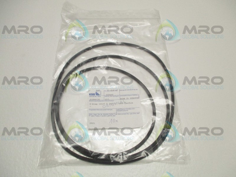 KSB 01066192 O-RING SET * NEW IN FACTORY BAG *