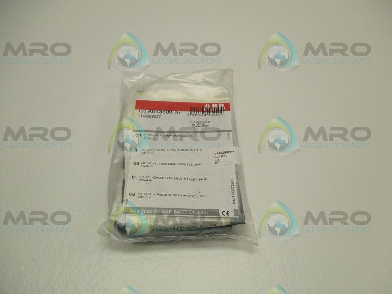 ABB 1SDA043500R1 KIT COVER + OPERATING LEVER * NEW IN FACTORY BAG *