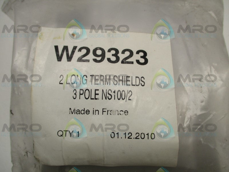 INDUSTRIAL MRO W29323 2 LONG TERMINAL SHIELDS * NEW IN FACTORY BAG *
