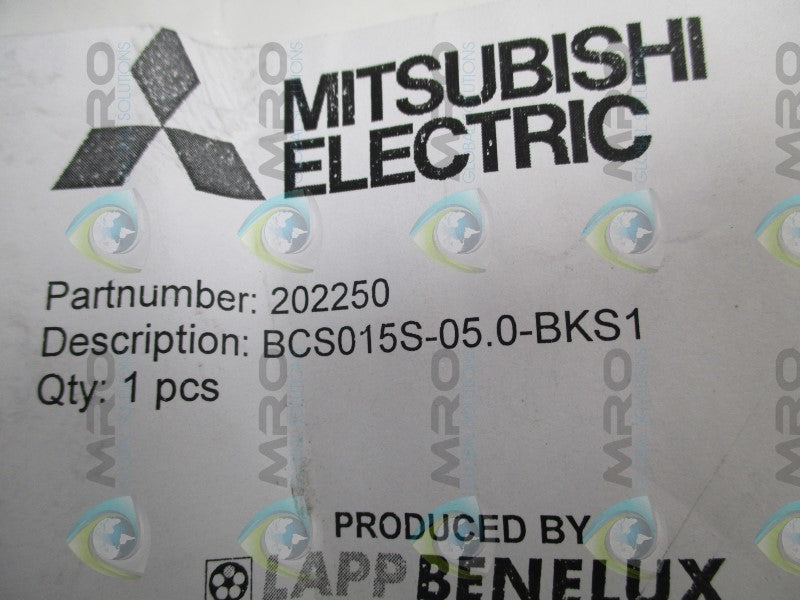 MITSUBISHI BCS015S-05.0-BKS1 BRAKE CONNECTOR CABLE * NEW IN FACTORY BAG *