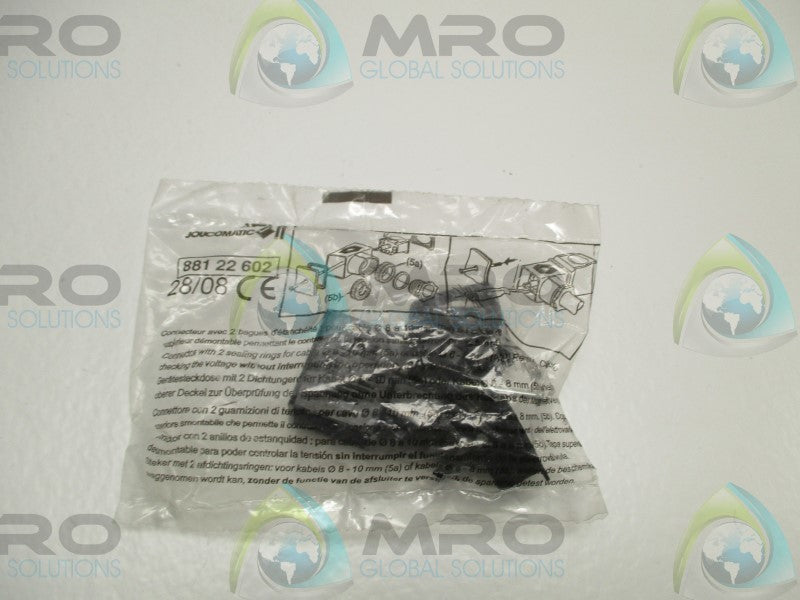 JOUCOMATIC 88122602 SOLENOID CONNECTOR * NEW IN FACTORY BAG *