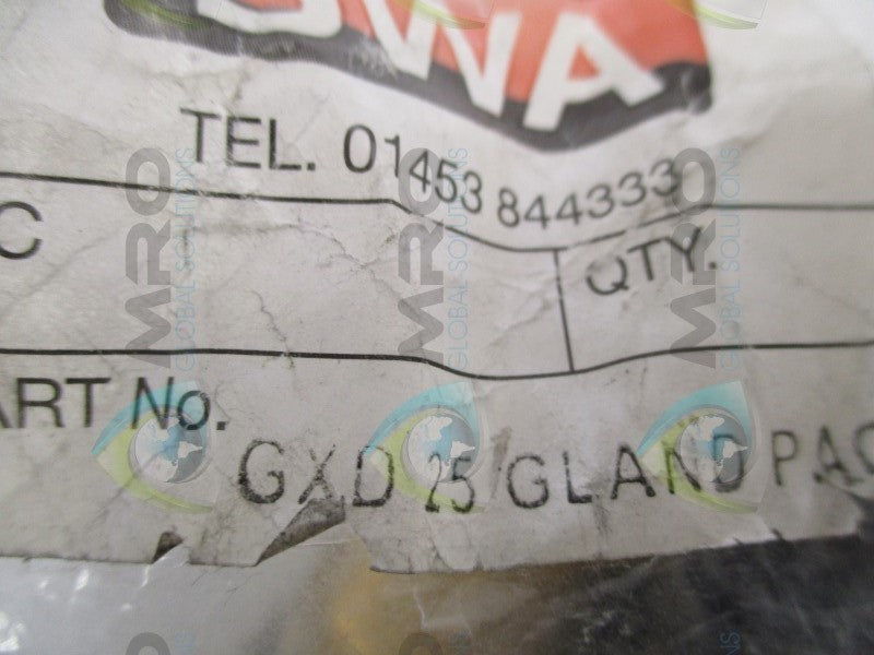 SWA GXD25 GLAND PACK * NEW IN FACTORY BAG *
