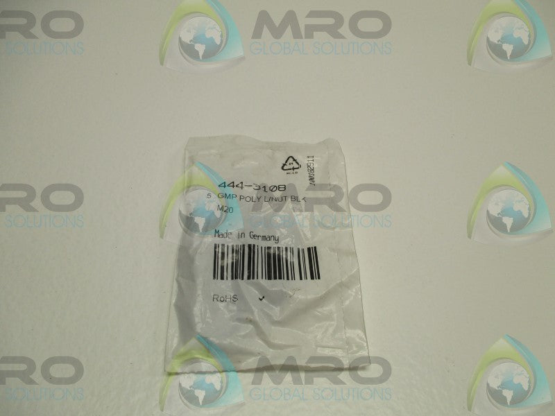 LAPP 53119120 444-3108 CABLE GLAND LOCKNUT (PKG. OF 5) * NEW IN FACTORY BAG *