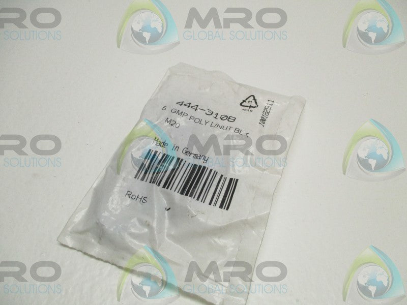LAPP 53119120 444-3108 CABLE GLAND LOCKNUT (PKG. OF 5) * NEW IN FACTORY BAG *