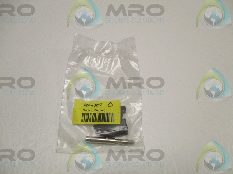SCHUTZINGER FK15SBLK 424-3217 BANANA PLUG * NEW IN FACTORY BAG *