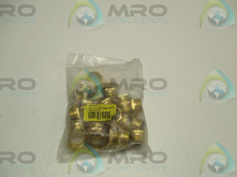 RS PRO 608-238 BUSH MALE FITTING 25mm (PKG. OF 25) * NEW IN FACTORY BAG *