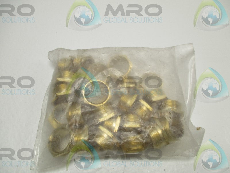 RS PRO 608-238 BUSH MALE FITTING 25mm (PKG. OF 25) * NEW IN FACTORY BAG *