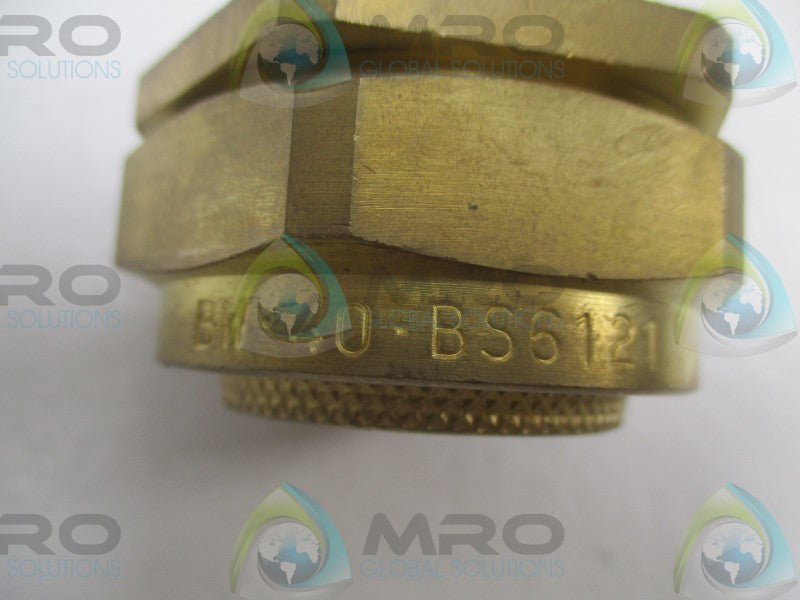 INDUSTRIAL MRO BW40 BS6121 CABLE GLAND 1-1/4"X1-1/4"  *NEW NO BOX *