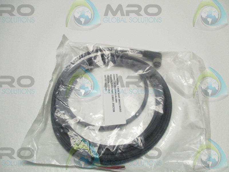 IFM EFECTOR E18027 CORDSET CABLE * NEW IN FACTORY BAG *