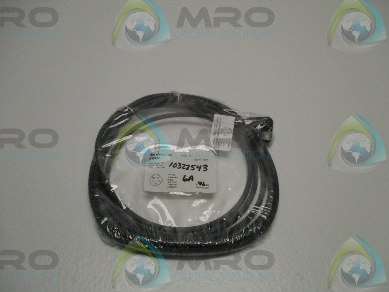 IFM EFECTOR E18027 CORDSET CABLE * NEW IN ORIGINAL PACKAGE *