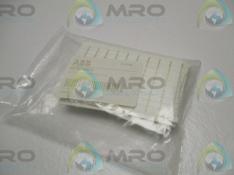 ABB RCT610 023600004 TOP MARKER BLANK (PKG. OF 10) * NEW IN FACTORY BAG *