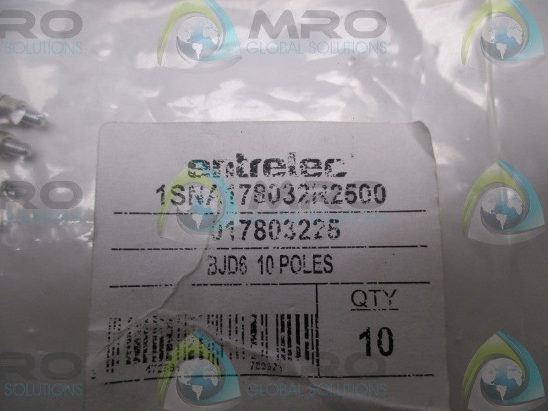 ENTRELEC 017803225 TERMINAL JUMPER (PKG. OF 10) * NEW IN FACTORY BAG *