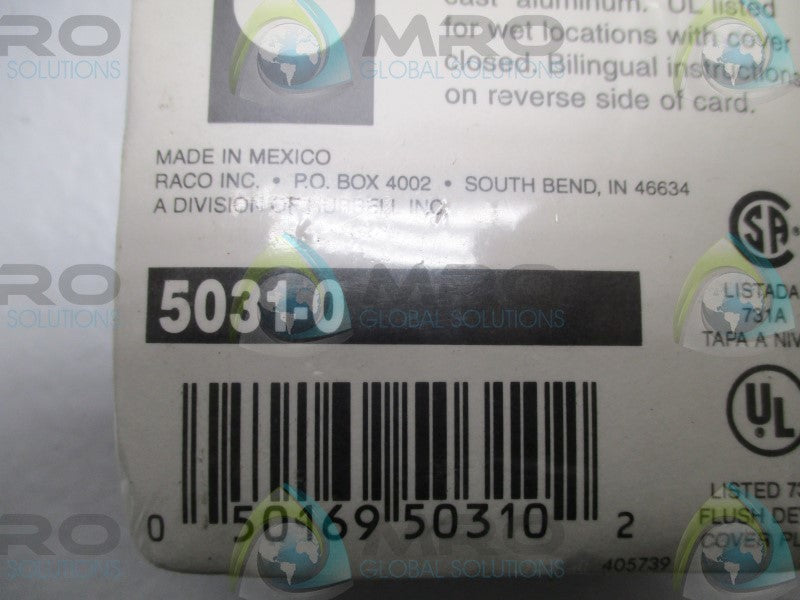BELL 5031-0 COVER * NEW IN ORIGINAL PACKAGE *