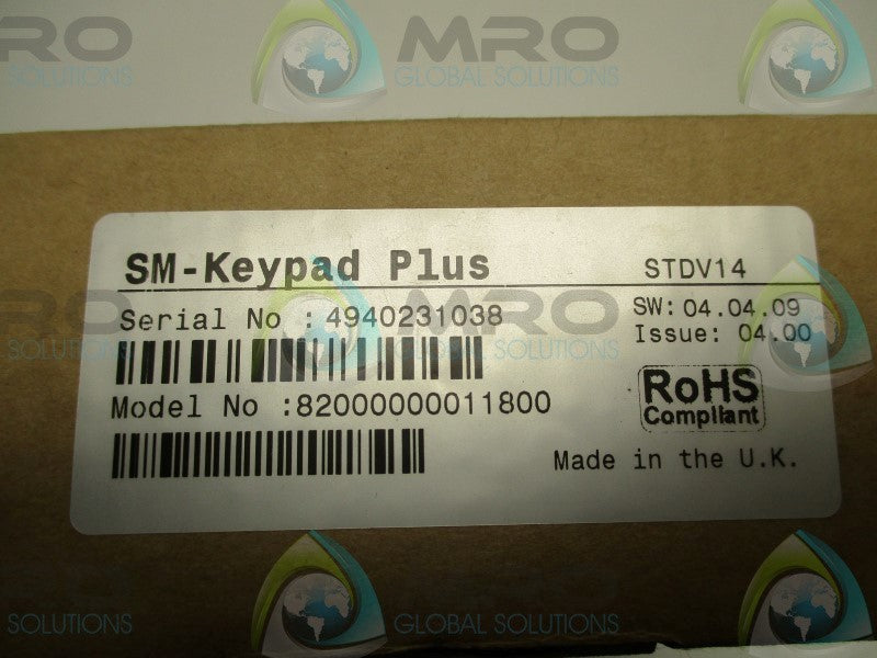 CONTROL TECHNIQUES SM-KEYPAD-PLUS 82000000011800 * FACTORY SEALED *
