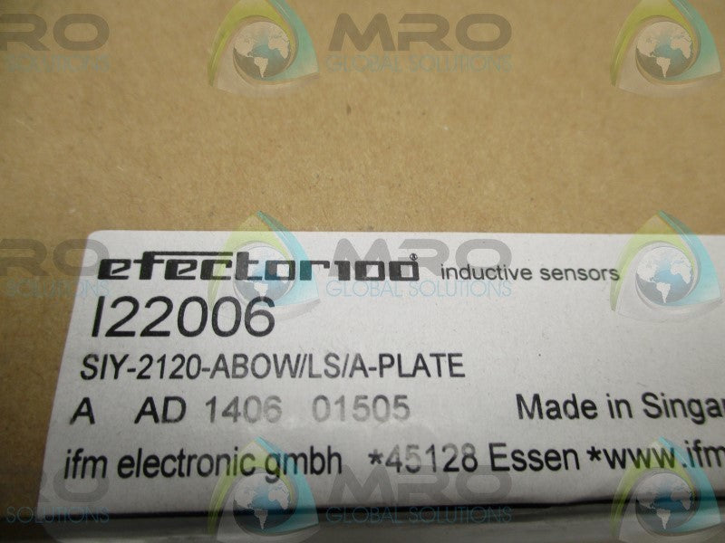 IFM EFECTOR I22006 INDUCTIVE SENSOR * FACTORY SEALED *