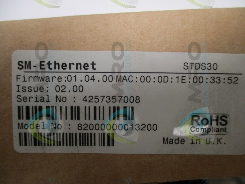 CONTROL TECHNIQUES SM-ETHERNET 82000000013200 * FACTORY SEALED *