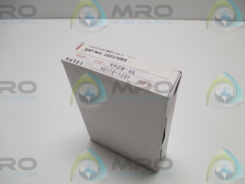 IDEC RH2B-UL RELAY 110-120VAC (PKG. OF 10) * FACTORY SEALED *