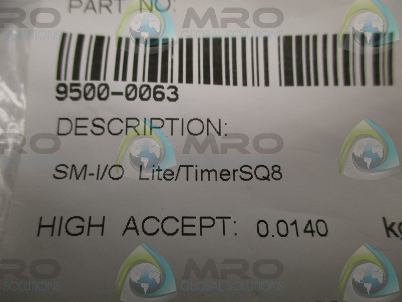 CONTROL TECHNIQUES 9500-0063 SM-I/O CONNECTOR * NEW IN FACTORY BAG *