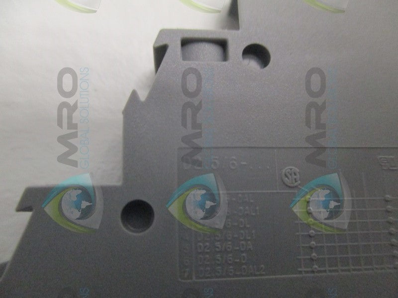 ENTRELEC D2,5/6-DA 011554111 TERMINAL BLOCK *  NEW NO BOX *