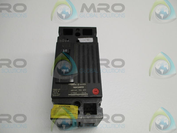GENERAL ELECTRIC TED124010 CIRCUIT BREAKER 10A  NSNP