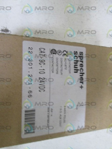 SPRECHER+SCHUH CONTACTOR 24VDC CA7-9C-10 *NEW IN BOX*