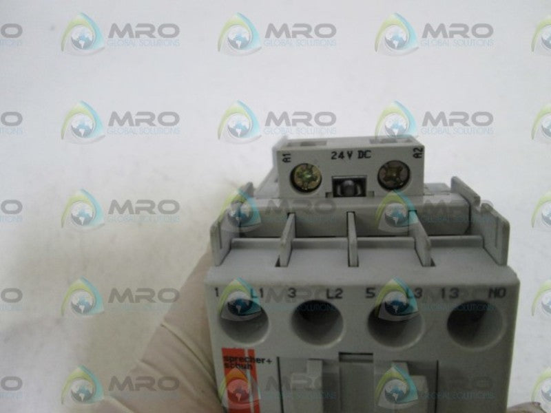 SPRECHER+SCHUH CONTACTOR 24VDC CA7-9C-10 *NEW IN BOX*