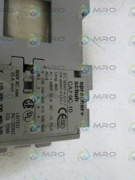 SPRECHER+SCHUH CONTACTOR 24VDC CA7-9C-10 *NEW IN BOX*