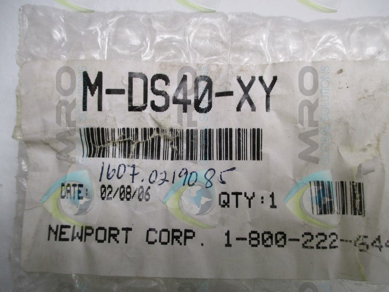 NEWPORT M-DS40-XY COMPACT METRIC DOVETAIL LINEAR STAGE * NEW IN FACTORY BAG *