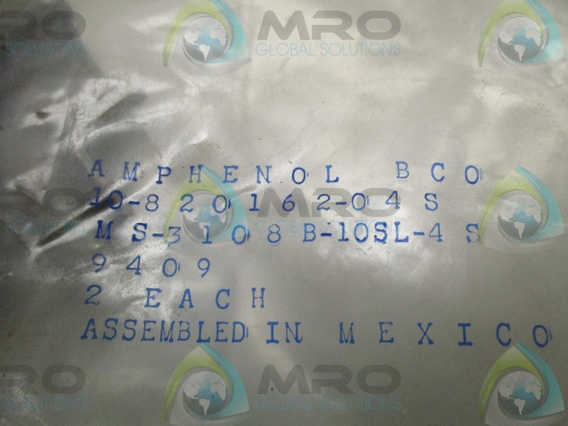 AMPHENOL MS-3108B-10SL-4S CIRCULAR CONNECTOR * NEW IN FACTORY BAG *