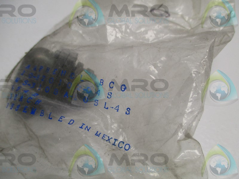 AMPHENOL MS-3108A-10SL-4S CIRCULAR CONNECTOR * NEW IN FACTORY BAG *